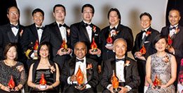 Dr. Dayong Gao with some of the other awardees