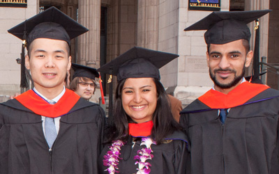 ME students at graduation