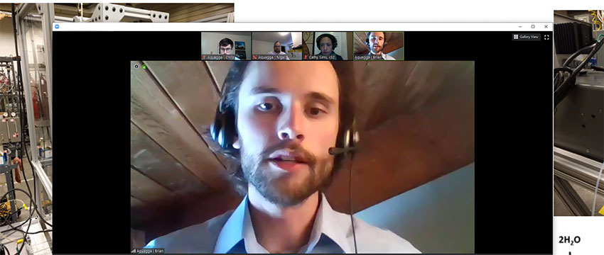 a screenshot of Brian Pinkard in a Zoom meeting