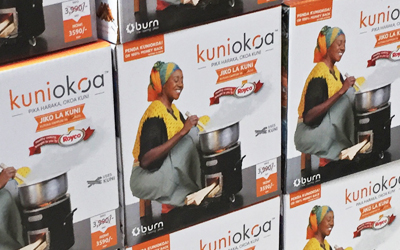 Kuniokoa cookstove box