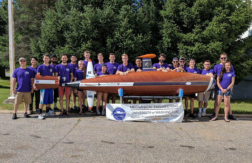 Human Powered Submarine team