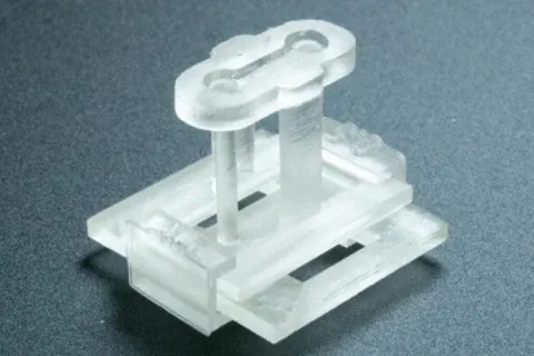 Transparent 3D-printed device