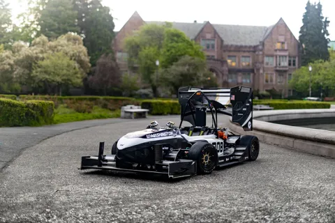 Student-built formula racecar