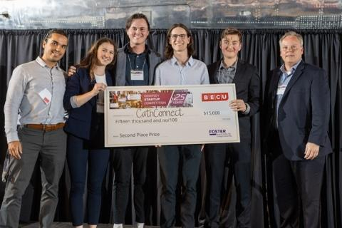 Group photo of the CathConnect team winners