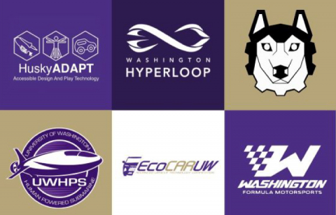 ME's student clubs logos